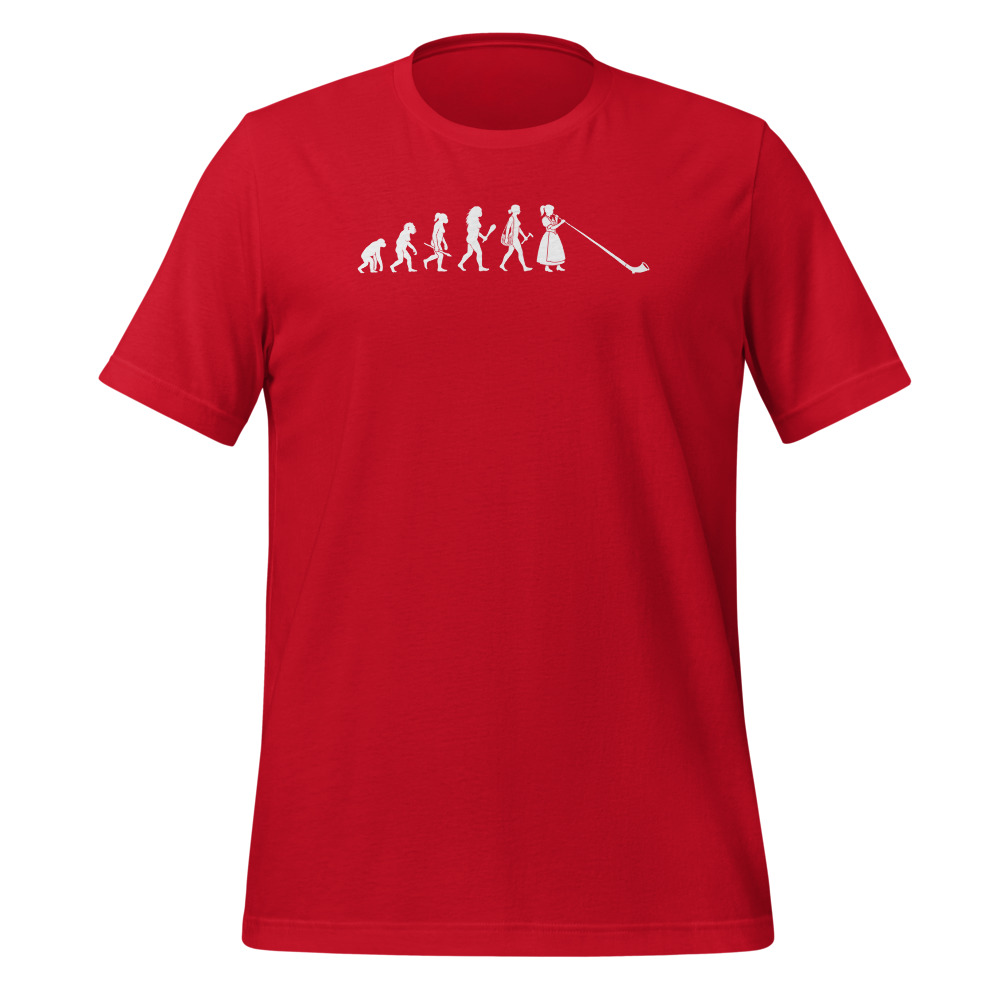 Evolution Schweizer Frau, Berg-T-Shirt Damen, Berg-T-Shirt mit Alpen-Sujet
