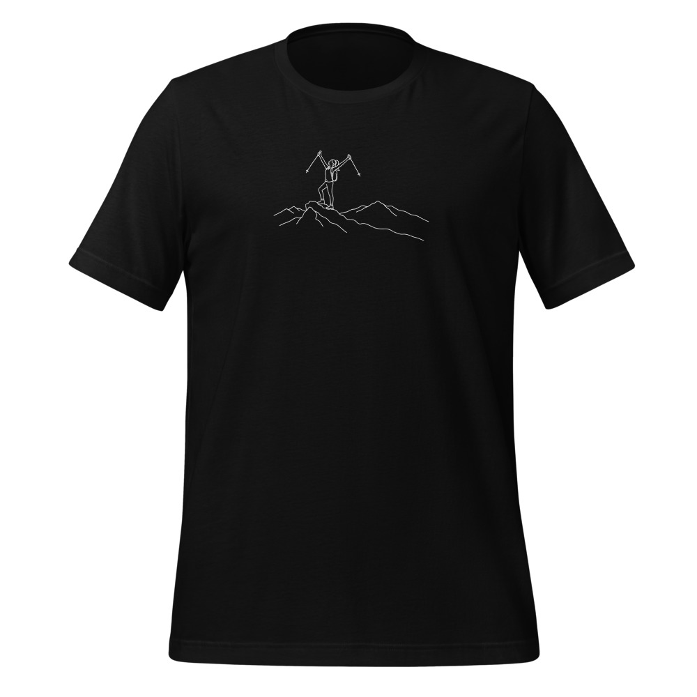 Sommet atteint, t-shirt randonnée pour femme, t-shirt randonnée