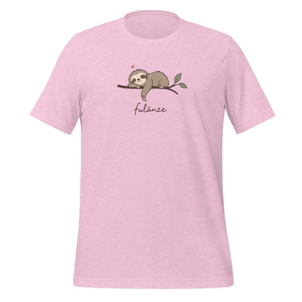 Fulänze Faultier, Schwiizerdütsch T-Shirt, Mundart-T-Shirt