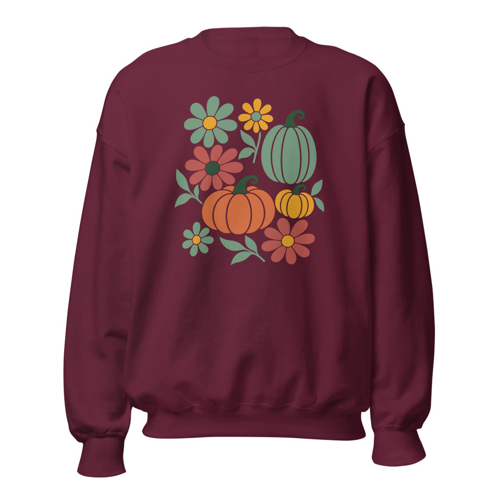 Autumn Pumpkins Sweatshirt, Hiking Switzerland, hiking sweatshirt