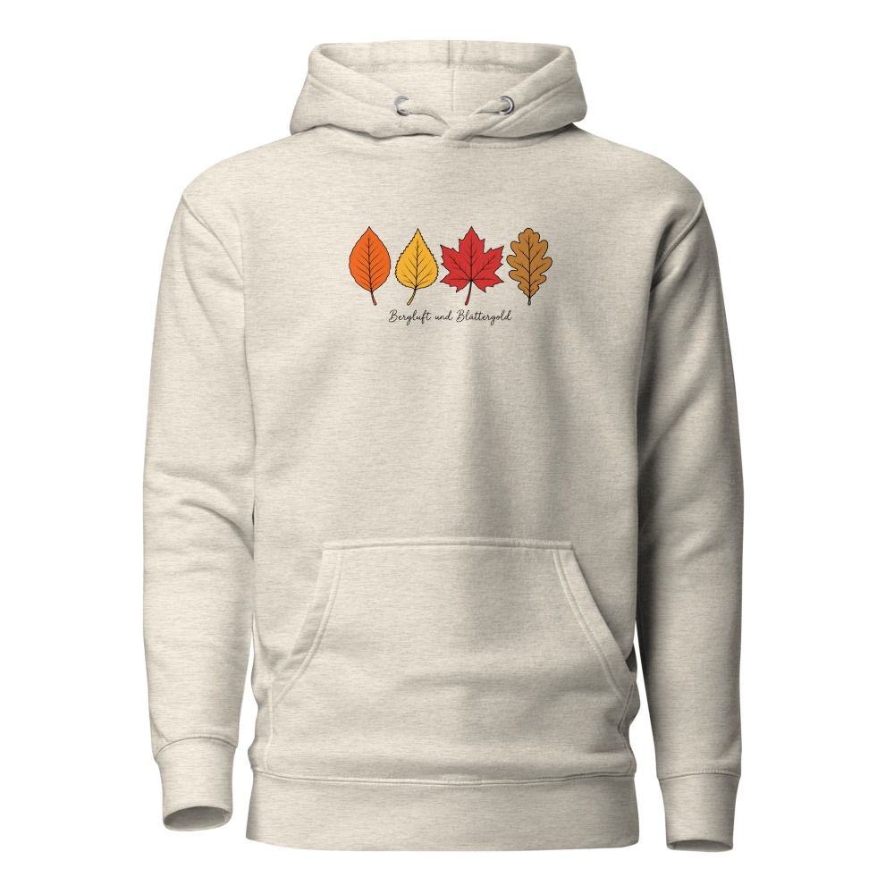 Bergluft und Blättergold, Wander-Hoodie Herbst, Wander-Hoodie