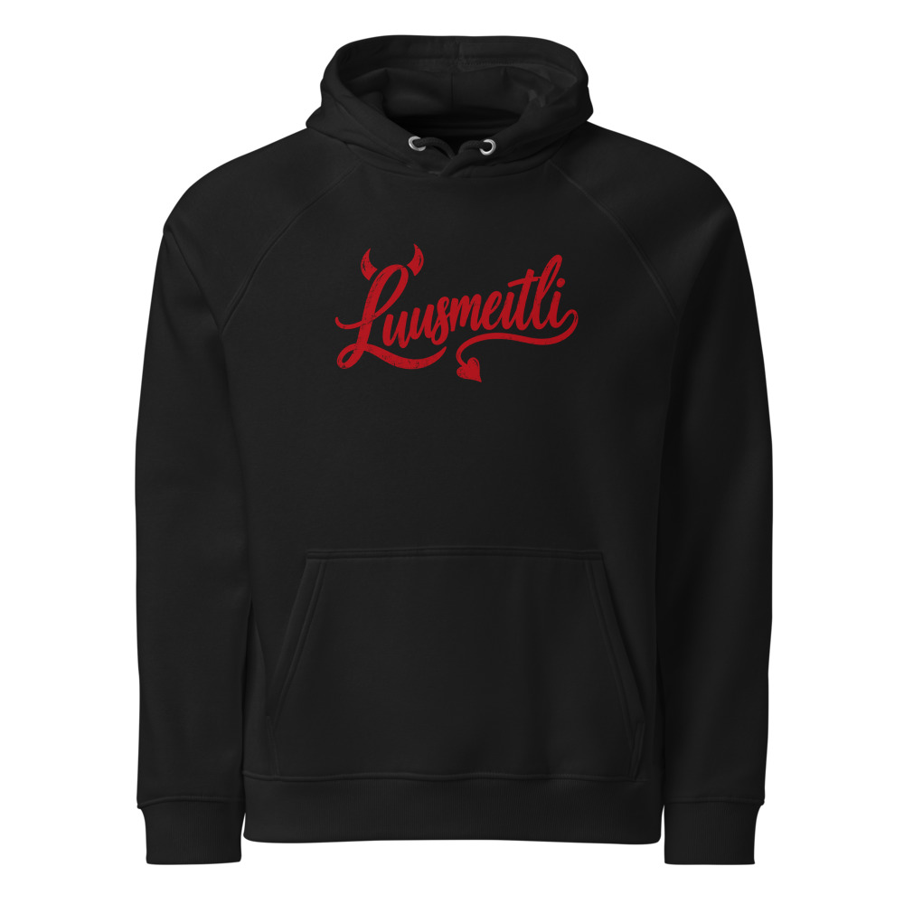 Luusmeitli Hoodie, Swiss German Saying Explained, Swiss German saying hoodie