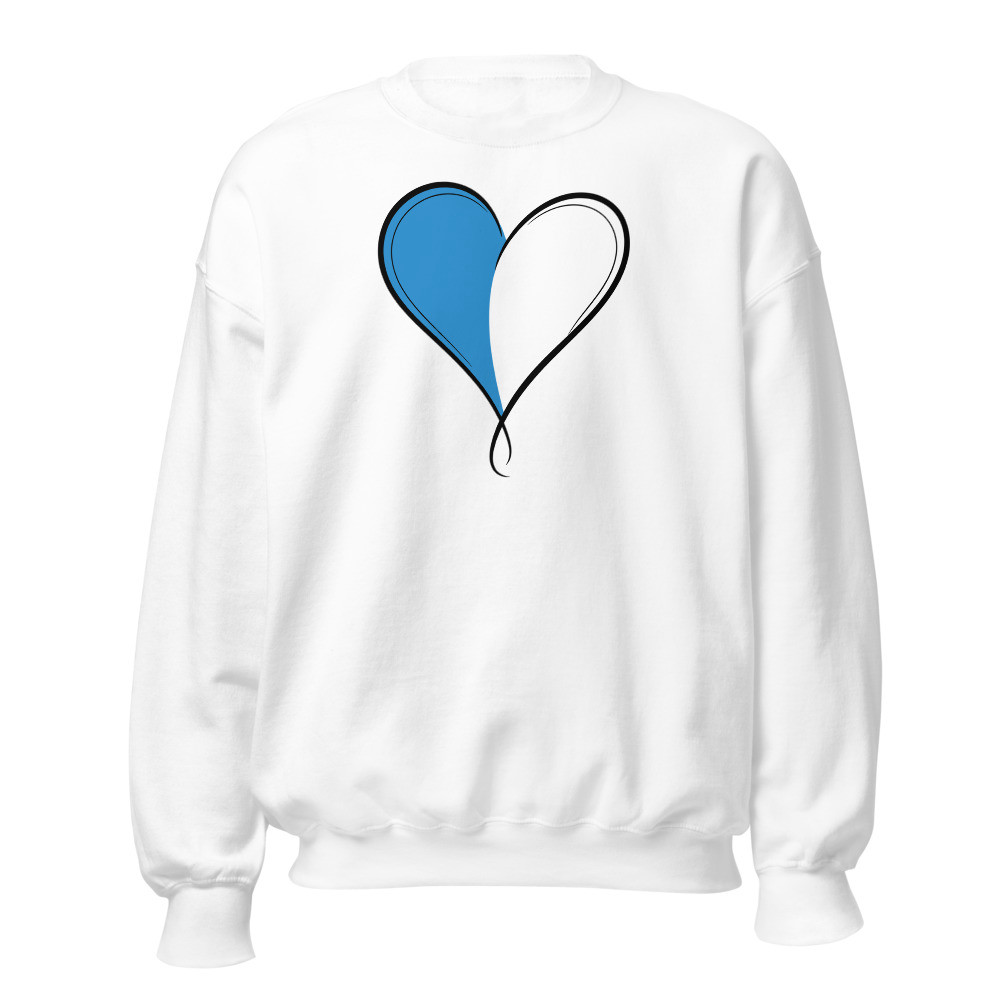 Luzern-Herz Sweatshirt: Schweizer Sommer, Sommer- & Ferien-Sweatshirt