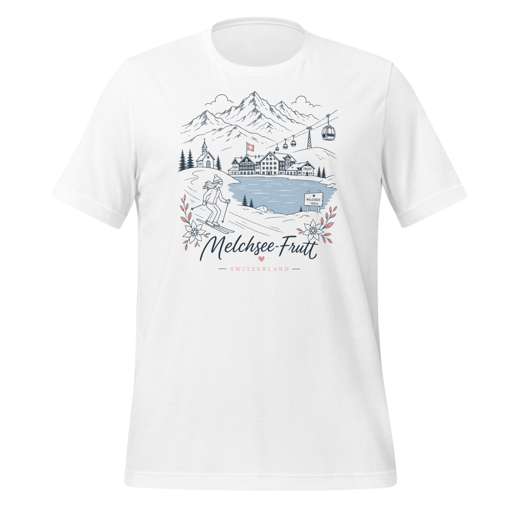 Melchsee-Frutt T-Shirt, Wintersport Schweiz, Ski- & Winter-T-Shirt