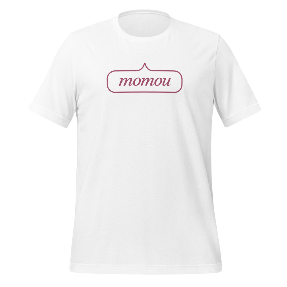 momou T-Shirt, Schwiizerdütsch Spruch im Sprechblasen-Look, Mundart-T-Shirt