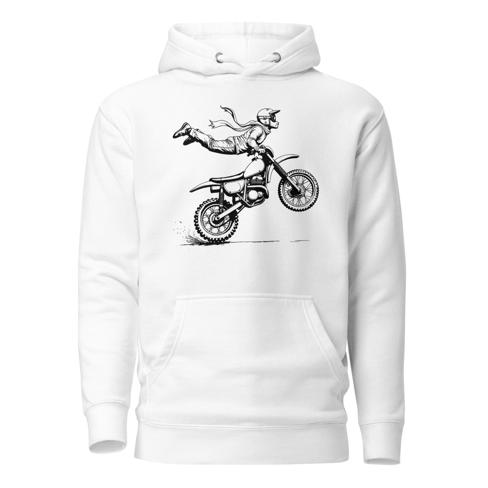Motocross-Sprung Hoodie, Schweizer Sommer Damen, Sommer- & Ferien-Hoodie