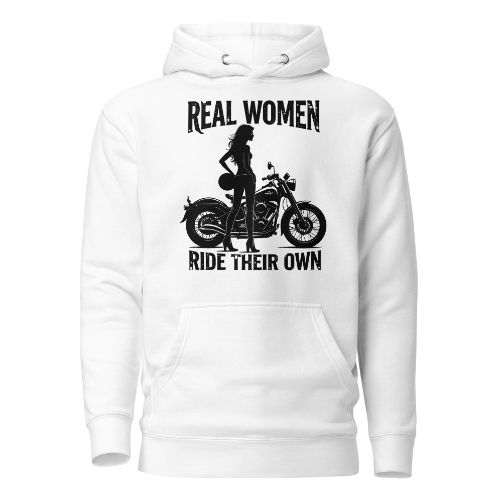 «Real Women Ride Their Own» Hoodie, Schweizer Sommer, Sommer- & Ferien-Hoodie