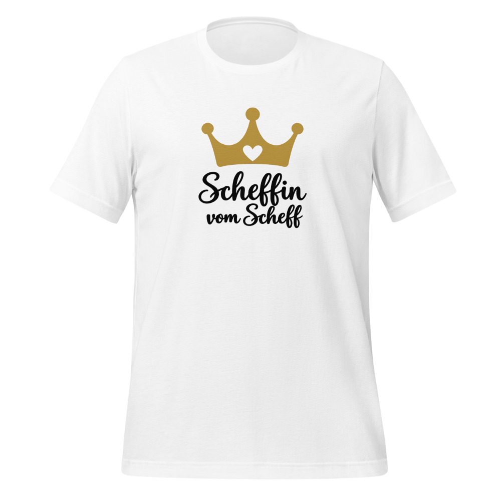Scheffin vom Scheff T-Shirt: Mundart & Sprüche für Damen, Mundart-T-Shirt