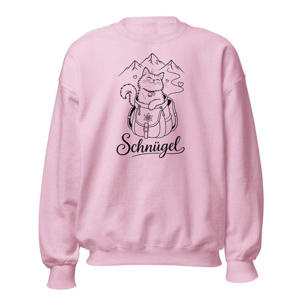 Schnügel Katze Sweatshirt, Mundart & Sprüche, Mundart-Sweatshirt