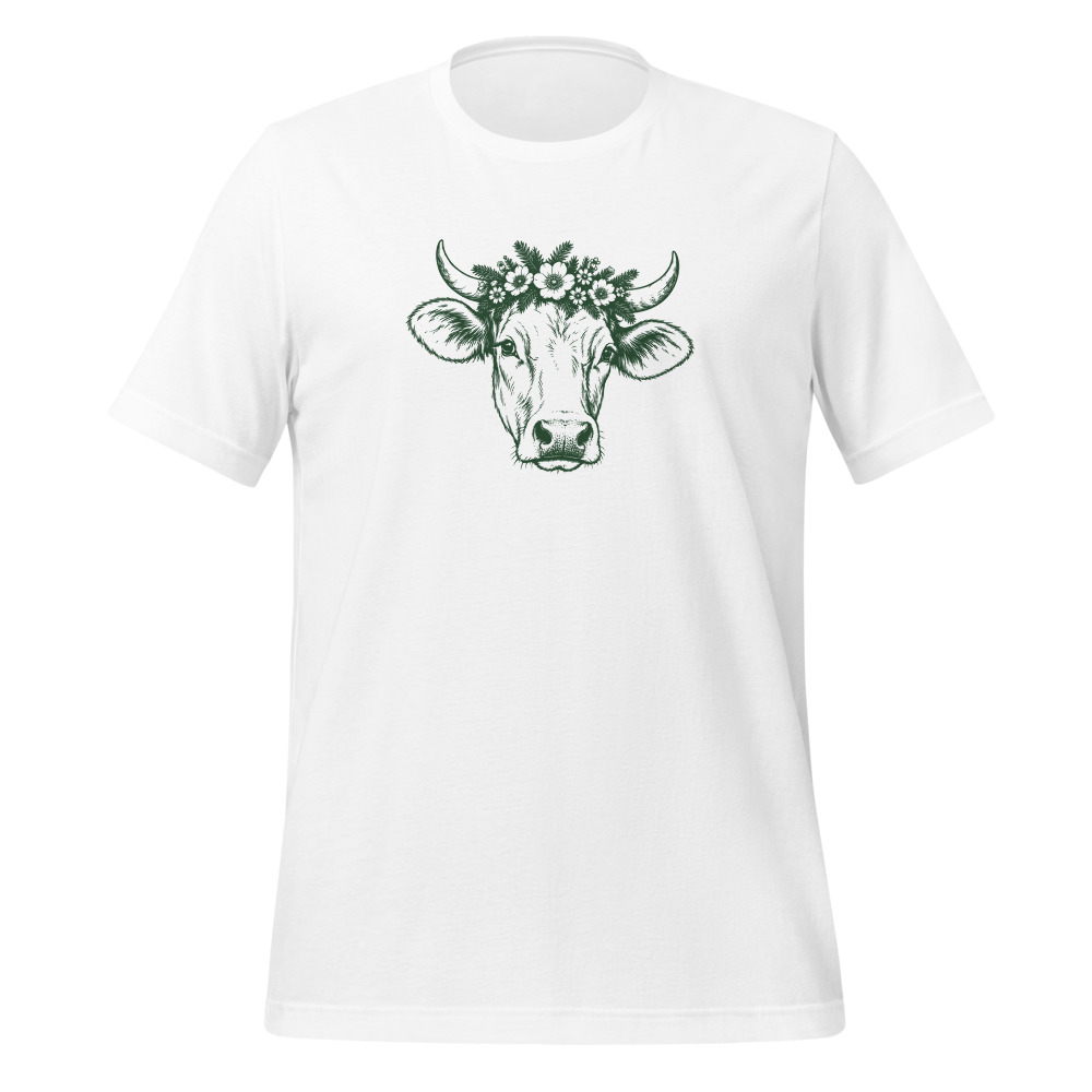Schweizer Kuh Alpabzug T-Shirt, Alpentier-Sujet, T-Shirt mit Alpentier-Sujet