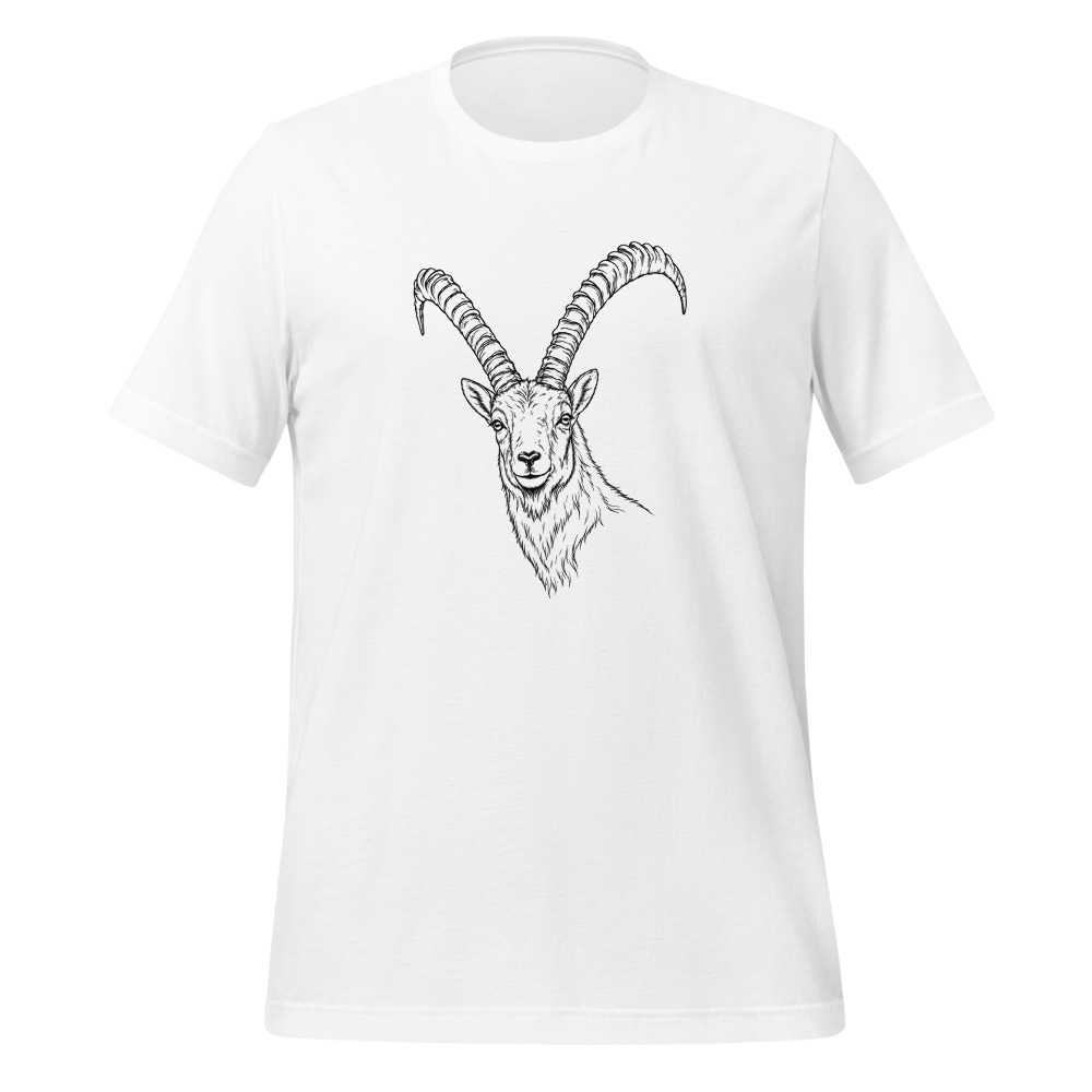 Stambecco delle Alpi, maglietta animale svizzero, t-shirt con animale alpino