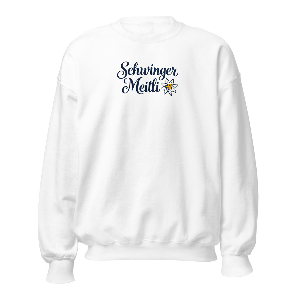 Schwinger Meitli, Swiss Dialect Sweatshirt for Women, Swiss German saying sweatshirt