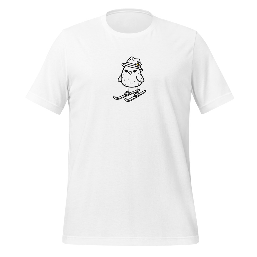 Skifahrendes Küken T-Shirt: Ski & Winter, Ski- & Winter-T-Shirt