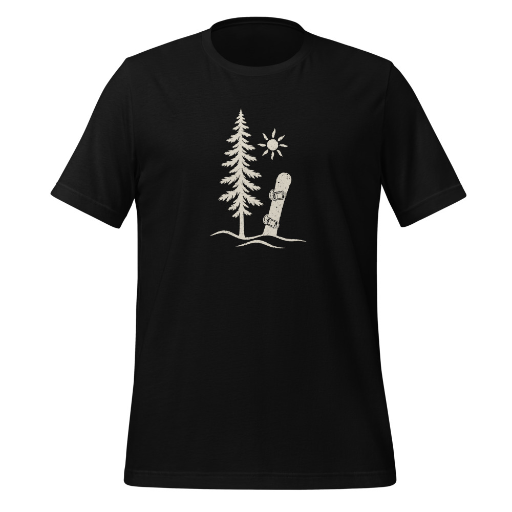 Snowboard-Pause im Wald: Snowboard T-Shirt, Ski- & Winter-T-Shirt