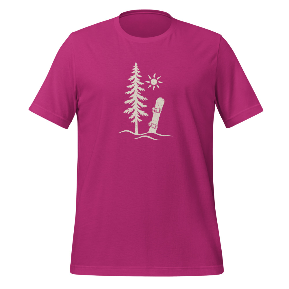 Snowboard-Pause im Wald: Snowboard T-Shirt, Ski- & Winter-T-Shirt