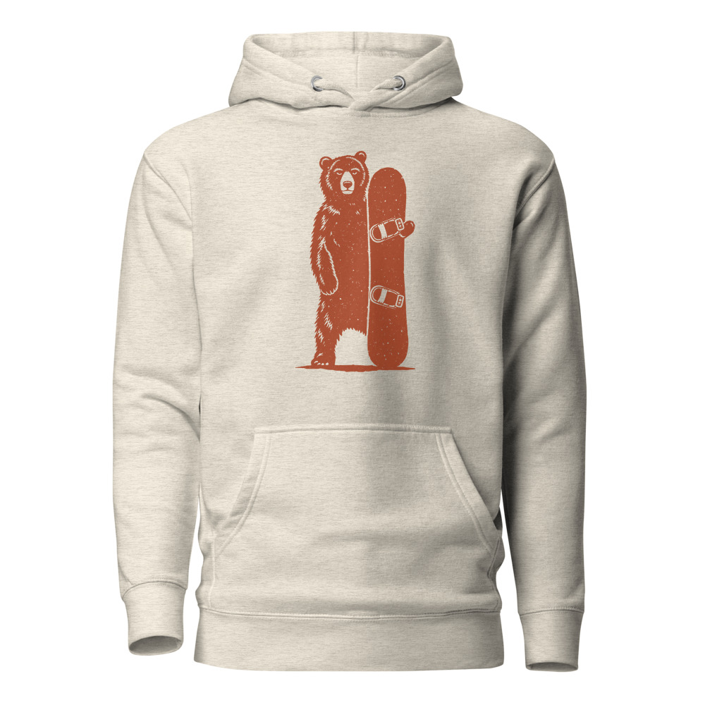 Snowboard-Bär, Wintersport Hoodie, Ski- & Winter-Hoodie