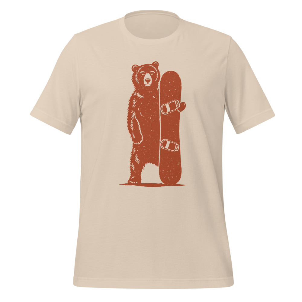 Snowboard-Bär, Snowboard T-Shirt, Ski- & Winter-T-Shirt