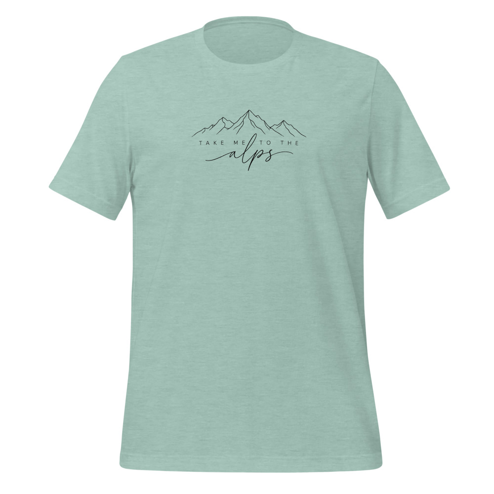 «Take me to the Alps» T-Shirt fürs Wandern, Wander-T-Shirt