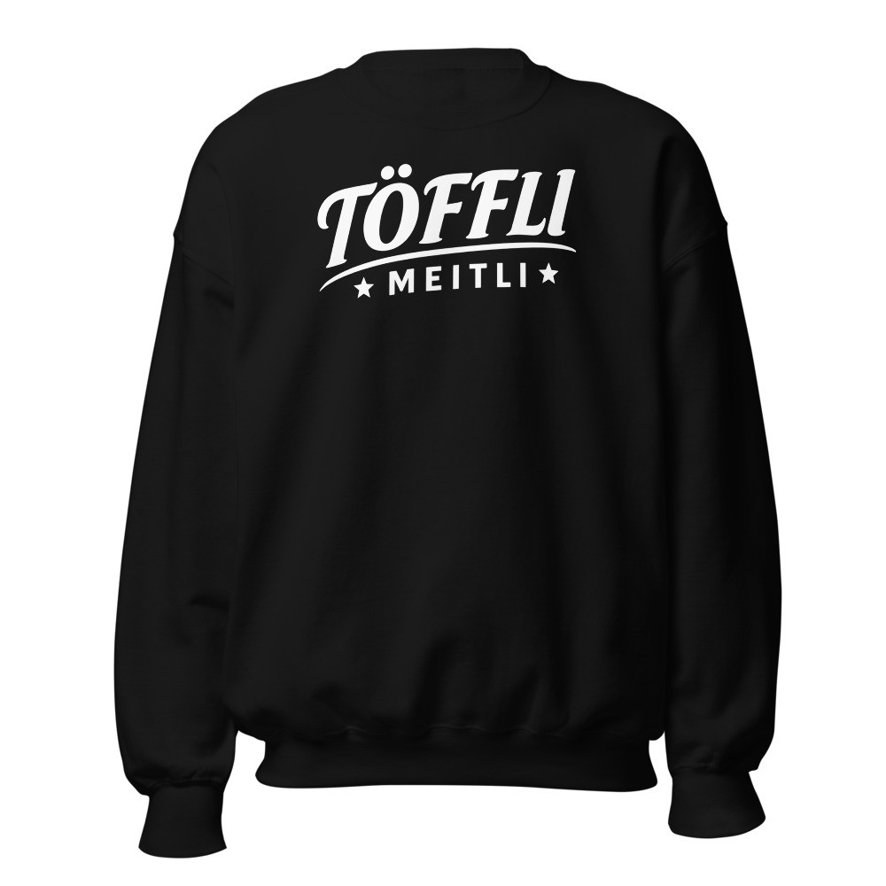 Töffli Meitli, Schwiizerdütsch Sweatshirt Damen, Mundart-Sweatshirt