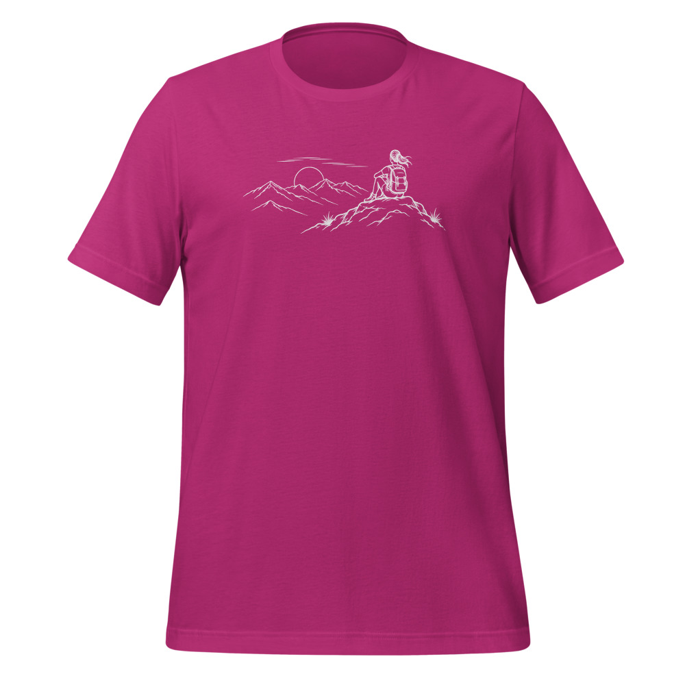 Wanderin am Gipfel T-Shirt, Wandern Damen, Wander-T-Shirt