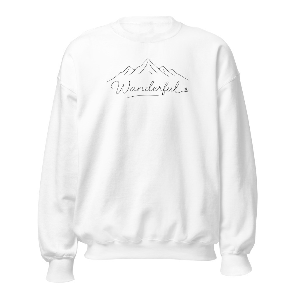 Wanderful Sweatshirt für Wanderer, Mundart-Sweatshirt