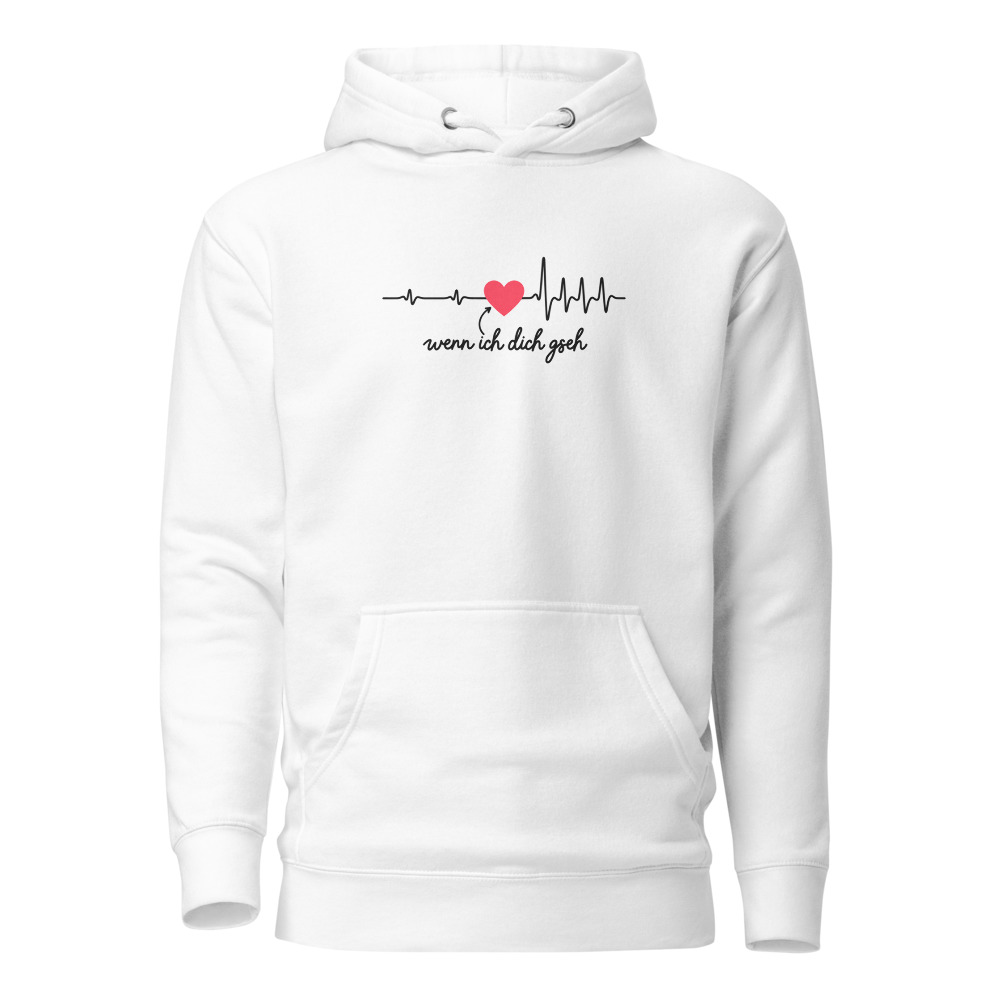 Wenn ich dich gseh: Schwiizerdütsch Hoodie, Mundart-Hoodie